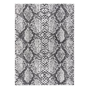 Ковер комнатные Hakano Vinea Snake, черный цв./кремовый цв./серый цв., 190 см x 140 см