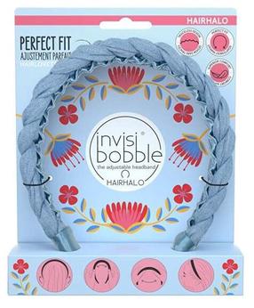 Plaukų lankelis Invisibobble Hairhalo Margarita Bonita Flores & Bloom, mėlyna sp.