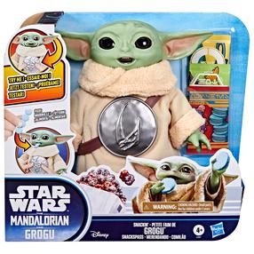 Interaktyvus žaislas, su priedais Hasbro Star Wars Snacking Grogu, ruda sp./žalia sp.