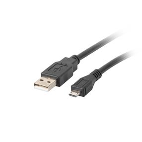 Laidas Lanberg Micro USB / USB USB 2.0 A male, Micro USB 2.0 B male, 1.8 m, juoda sp.