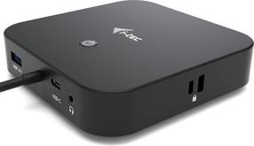 Jungčių stotelė i-Tec USB-C Dual Display 100W, juoda sp.