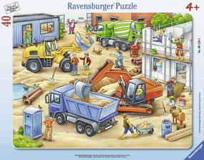 Пазл Ravensburger Large construction Site, 40 шт.