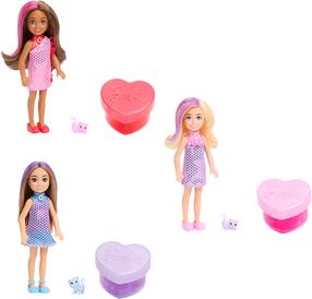 Lėlė su priedais Mattel Barbie Party JFY04, 12 cm, (spalva/dizainas parenkami atsitiktine tvarka)