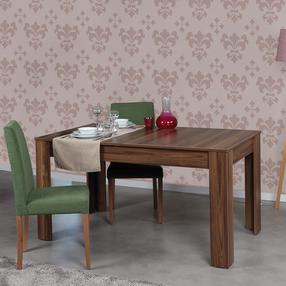 Stalas išskleidžiamas Kalune Design Oblo, riešuto sp., 130 - 170 cm x 80 cm x 78 cm