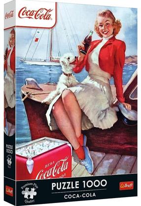 Пазл Trefl CocaCola Break Time 12099, 68.3 см x 48 см, 1000 шт., многоцветный