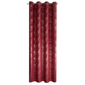Naktinė užuolaida Ingrid, aukso sp./bordo sp., 140 cm x 250 cm