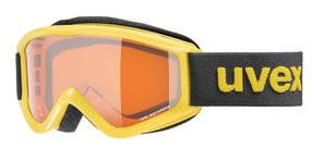 Slēpošanas aizsargbrilles Uvex Speedy Pro, melna krās./dzeltena krās./oranža krās.
