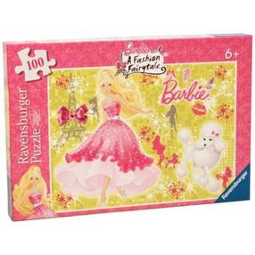 Dėlionė Ravensburger Barbie 13625, 36 cm x 49 cm, 100 vnt., įvairių spalvų