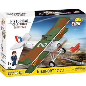 Konstruktorius, lėktuvas Cobi Historical Collection Nieuport 17 C 1, 277 vnt., įvairių spalvų