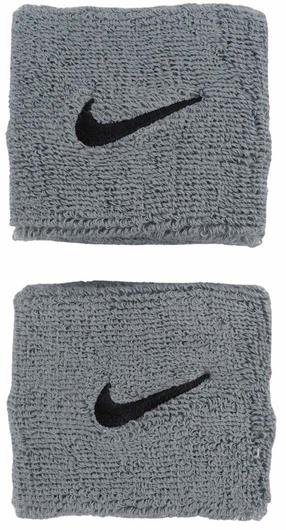 Спортивные браслеты Nike Swoosh N1012405005OS, серый цв., 2 шт.