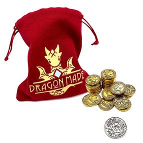 Stalo žaidimo papildymas Cardboard Alchemy Flamecraft Metal Coins (Series 2)