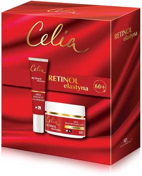 Veido kremų rinkinys Dax Celia Retinol Elastyna, 65 ml, 60+, 2 vnt.