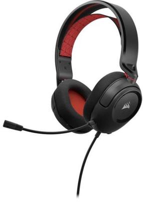 Juhtmega mänguri peakomplekt Corsair HS35 v2 MP CA-9011384-NA, punane v.