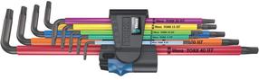 Atsuktuvų rinkinys Wera Multicolour Torx, 9 cm