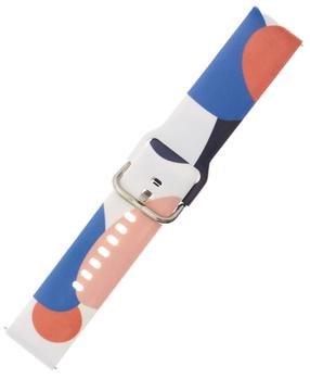 Siksniņa Hurtel, Moro Band Samsung Galaxy Watch 46mm, zila krās./balta krās./oranža krās.