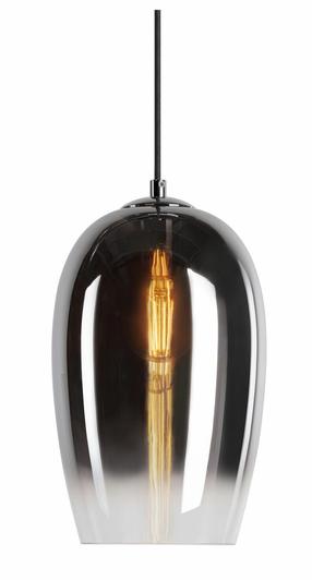 Valgusti rippuv SLV Pantilo, E27, 1 x 15 W, must v. / kroom v., 18 x 28.5 cm