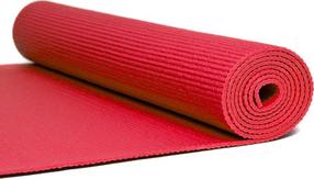 Fitnesa un jogas paklājs Sportech S825740, sarkana krās., 173 cm x 61 cm x 0.4 cm