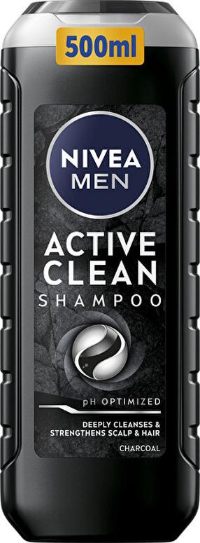 Šampūns Nivea Men Active Clean, 500 ml