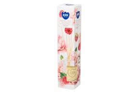 Mājas aromatizētājs, smaržu kociņi Aura Rasberry, 45 ml Caurspīdīga krās.