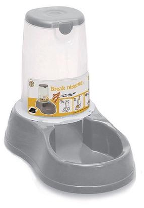 Automātiskā barotava Stefanplast Break Reserve, 1.5 l, 28.5 cm x 18.5 cm x 22 cm, pelēka krās.