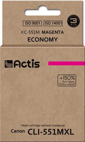 Rašalinio spausdintuvo kasetė Actis Standard KC-551M, raudona sp., 12 ml