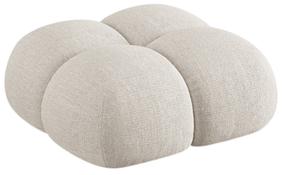 Пуф Cosmopolitan Design Loretto COS_POUF_193_F1_LORETTO1, beige melange цв., 90 см x 90 см x 40 см