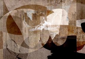 Fototapete Artgeist Geometric Abstraction With Shapes - Composition In Brown Colours, 70 cm x 98 cm