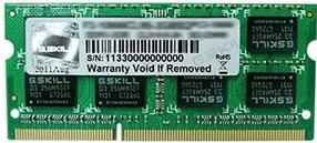 Operatyvioji atmintis (RAM) G.SKILL F3-12800CL11S-4GBSQ, DDR3 (SO-DIMM), 4 GB, 1600 MHz