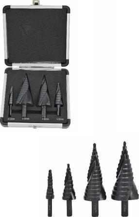 Astmeline puur, komplekt AWTools AW40964, metall, hss, silindriline, 4-32 mm x 10 cm