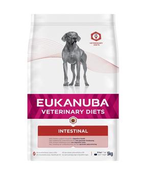 Sausas šunų maistas Eukanuba Veterinary Diets Intestinal Disorders, vištiena/kalakutiena/ryžiai, 5 kg