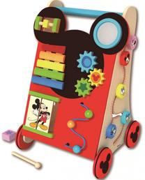 Vaikiškas stumdukas - vaikštynė Disney Wooden Activity Walker