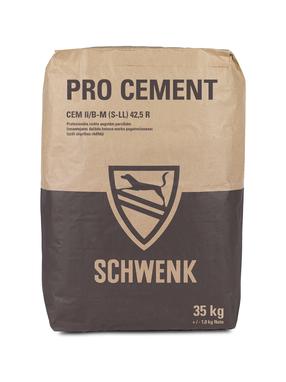 Pelēks cements Schwenk PRO CEMENT, 42.5 R, 35 kg
