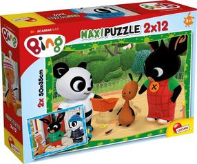 Пазл 2in1 Lisciani Bing Outdoor Fun, 35 см x 50 см, 24 шт., многоцветный