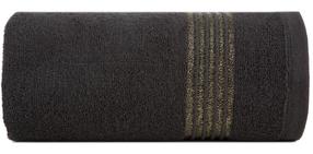 Vonios rankšluostis Lila 11, juoda sp., 140 cm x 70 cm