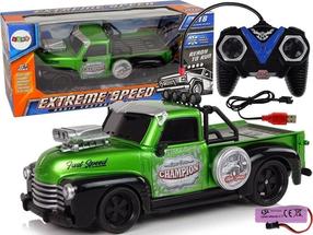  Rc automobilis Lean Toys Pick-up 510369, 1:18, žalia sp.