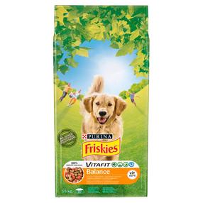 Сухой корм для собак Friskies, курица, 15 кг