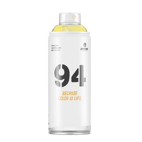Aerosoolvärv Montana 94, tavaline, helekollane v., 0.4 l