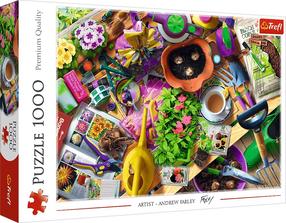 Пазл Trefl Garden Tidying 10927, 48 см x 68.3 см, 1000 шт., многоцветный