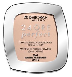 Kompakts pulveris Deborah Milano 24Ore Perfect, SPF 15, 02 light rose, 9 g