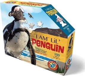 Dėlionė I Am Lil Penguin, 76 cm x 61 cm, 100 vnt., balta sp./juoda sp.