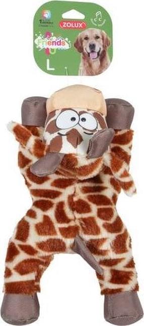 Rotaļlieta sunim, plīša manta Zolux Friends Giraffe Olaf, 34.5 cm, brūna krās., L