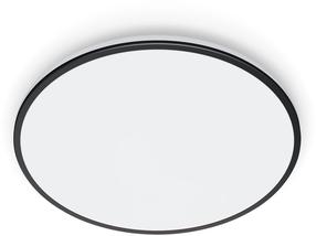 Išmanusis šviestuvas plafonas WiZ Rune, LED, 2700 - 6500 °K, 1 x 21 W, balta sp./juoda sp. / balta sp., 40 x 40 cm