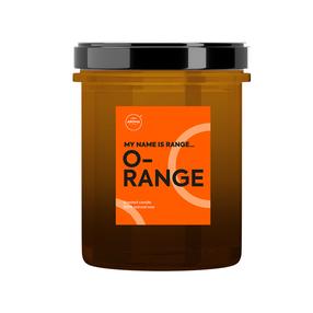 Svece, aromātiskā Home Aroma Modern Fruits Orange, 50 h, brūna krās.