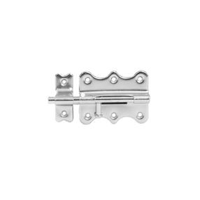 Durvju aizbīdnis Haushalt BFX DIY, niķeļa krās., 7.5 cm