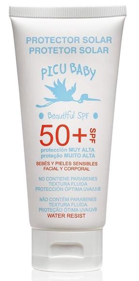 Līdzeklis iedeguma kopšanai saules aizsardzībai Picu Baby SPF50+, 200 ml
