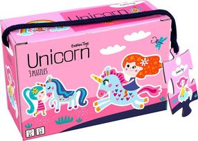 Puzle Barbo Toys Unicorn, 27 gab., daudzkrāsaina