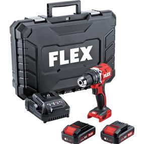 Akumuliatorinis smūginis gręžtuvas su akumuliatoriumi FLEX 519057, 18 V, 2.5 Ah