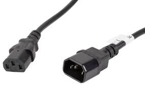 Laidas Lanberg IEC C14 / IEC C13 IEC 320 C13, IEC 320 C14, 5 m, juoda sp.
