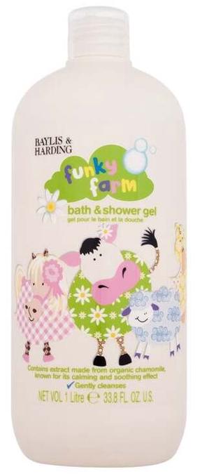Vaikiška dušo želė Baylis & Harding Funky Farm, 1000 ml