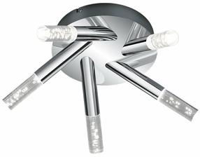 Šviestuvas lubų Trio Bolsa 682410506, LED, 3000 °K, 5 x 3.1 W, skaidri sp. / chromo sp.